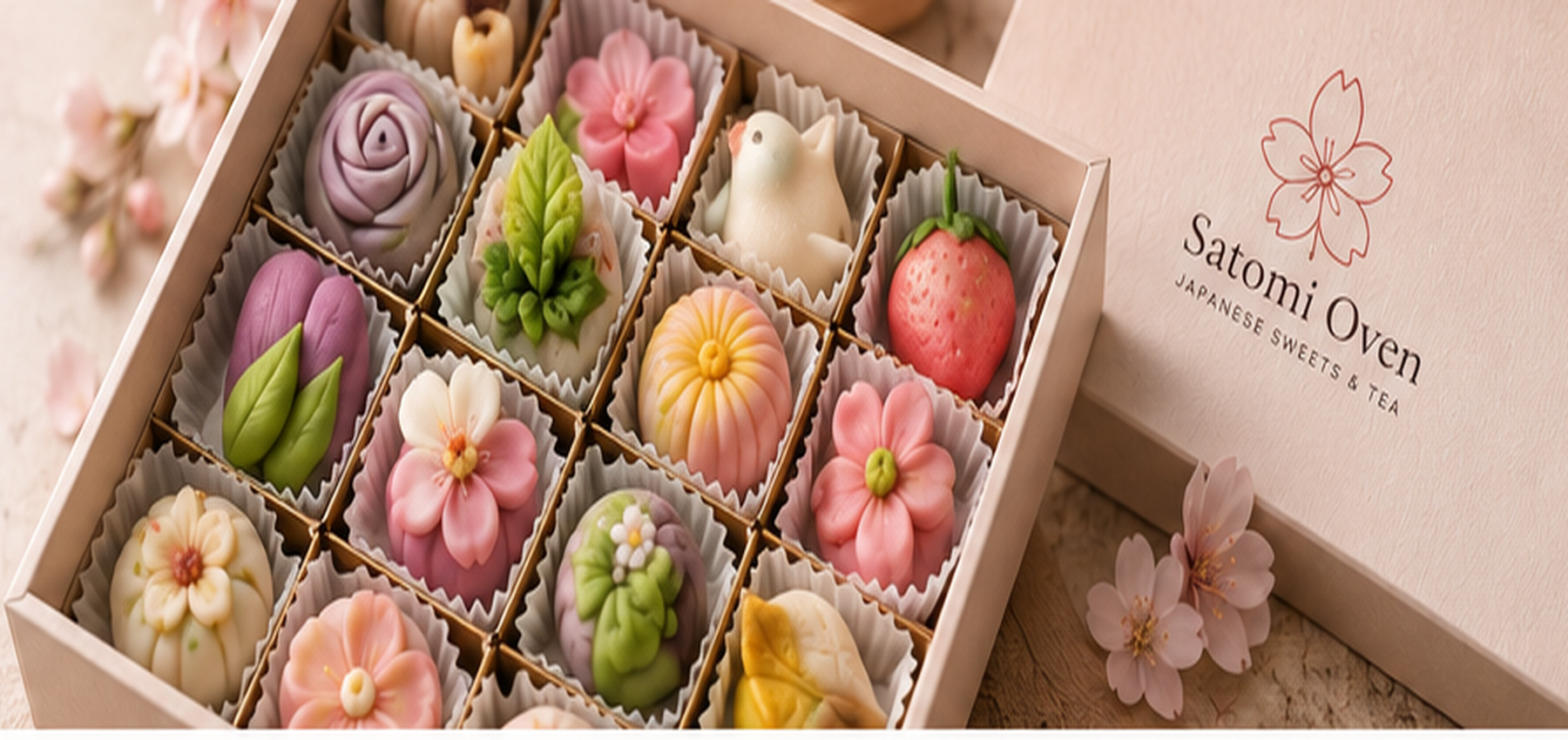 Assorted handcrafted Satomi Oven wagashi gift set